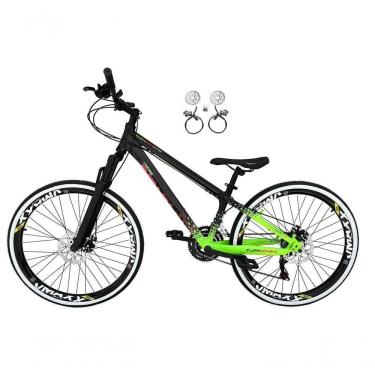 Imagem de Bicicleta Aro 26 Vikingx Tuff X44 Preto/verde 21v Freios A Disco Hidráulicos(óleo) Aros Vmaxx Pretos