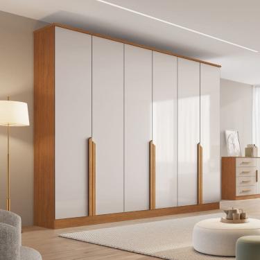 Imagem de Guarda Roupa Casal 6 Portas em MDF Bianca Bianchi