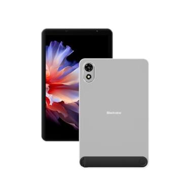 Imagem de Capa transparente fosca para tablet Blackview ZENO 1 de 20 cm, capa protetora FJIASTB flexível TPU à prova de choque para tablet Blackview 2025, leve (semitransparente)