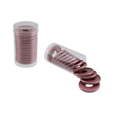 Imagem de Savagrow 26 peças de discos planejadores de 3,5 cm, refil de caderno lixado com fichário em forma de coração, rosa escuro