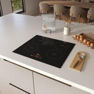 Imagem de Cooktop 4 Bocas de Indução Mesa Vitrocerâmica 220v Preto - Fischer, Pr