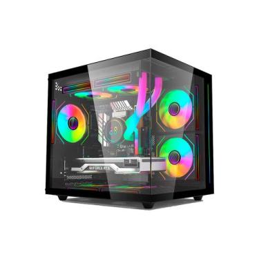 Imagem de Gabinete Aquarius C3tech Mt-g810bk Gaming Vidro Temperado