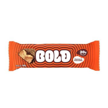 Imagem de Barra de Proteína Bold Sabor Paçoca e Chocolate com 20g de Proteína 60g