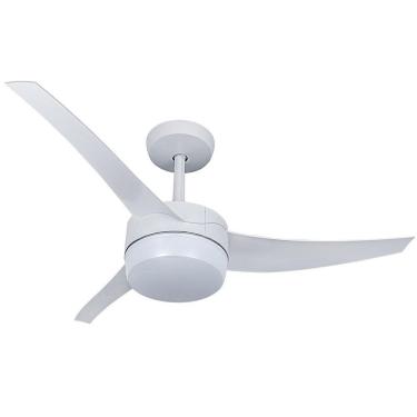 Imagem de Ventilador De Teto Lunik Branco Com 3 Pás De 110 Volts Com Controle Remoto - 51-3101 - Venti Delta