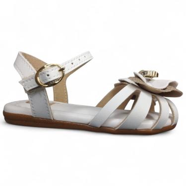 Imagem de Sandália Bebê Prata Laço Glitter Coração Molekinha 2114.282