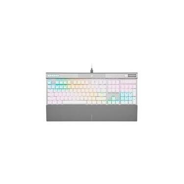 Imagem de Teclado Mecânico Gamer Corsair K70 RGB Pro, Corsair OPX, Branco, Branco PBT Keycaps, US - CH-910951A-NA