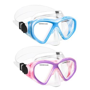 Imagem de Máscara de natação ACQCES, óculos de mergulho para crianças de 5 a 15 