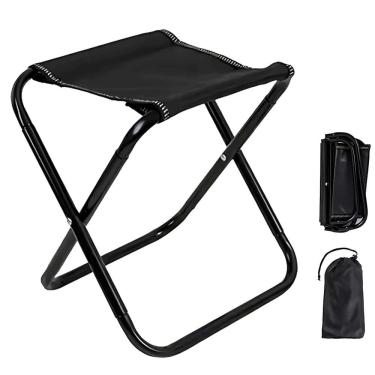 Imagem de Banco Banquinho Dobravel Banqueta Cadeira Portatil Camping Acampamento Pesca Praia Ar Livre Passeio Piquenique