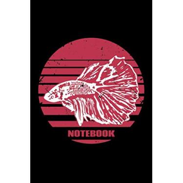 Imagem de Betta Splendens Notebook: This Sketchbook, Notebook or Journal is perfect for all Fans of Siamese Fighting Fish Betta Splendens | Size 6 x 9 110 Pages ... Great Gift for all Aquarium / Fish Tank Fans!