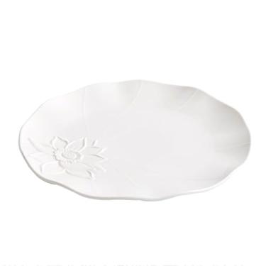 Imagem de Prato de jantar de cerâmica pratos de grés de cor sólida, pratos de servir leves para cozinha, micro-ondas e lava-louças