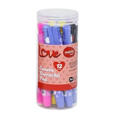 Imagem de Caneta Borracha Love Poá - Copo com 12 Unidades