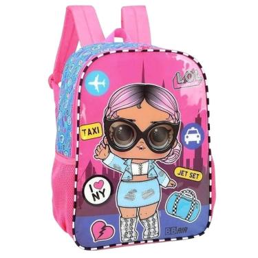 Imagem de Mochila Costas LOL Surprise Escolar Feminina Rosa Luxcel-Feminino