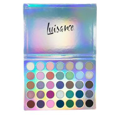 Imagem de Paleta De Sombras 35 Cores Vibrantes Alta Pigmentação Tonalidades Vibrantes Incluindo Metalizadas, 3D, Mattes e Glitter