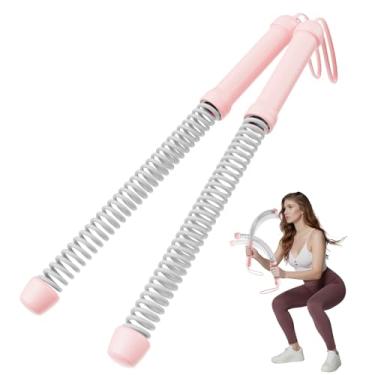 Imagem de 2 cordas de batalha pesadas sem corda para academia em casa, exercitador de braço resistente para treinamento de força, corda de batalha portátil para exercícios avançados e construção muscular do