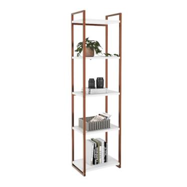 Imagem de Estante multifuncional Estante de aço com prateleiras (Bronze)