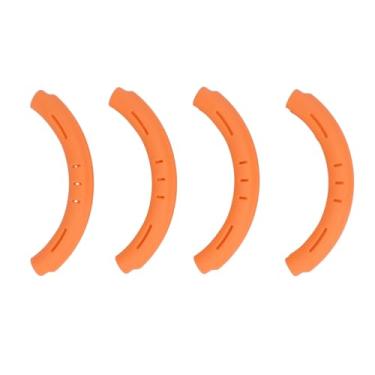 Imagem de Propeller Protective Bumper Shockproof Accessories for Avata 2 4pcs TPU Material Lightweight Easy Install Non Interference Drone Propeller Guard (Orange)