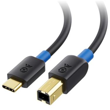 Imagem de Cabo de scanner de impressora Cable Matters USB 2.0 tipo C (USB-C) para tipo B (USB-B), Preto, 3m
