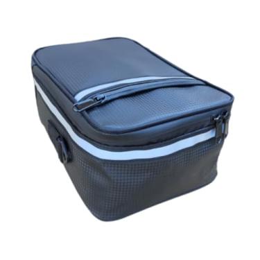 Imagem de Colaxi Suporte traseiro para bicicleta, bolsa de armazenamento para banco traseiro de mountain bike, suprimentos para ciclismo, bicicletas de estrada, 24.5 Cm X 16.5 Cm X