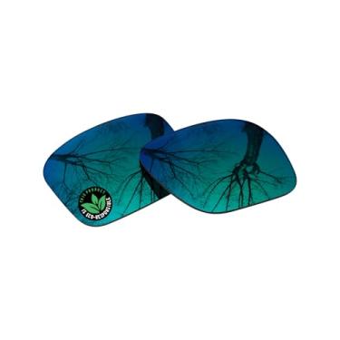 Imagem de Raydi Polycarbonate Replacement Lenses for RB Meta RW4012 Wayfarer (Gen 2) 50mm Smart Glasses - Emerald Green Mirror - Polarized