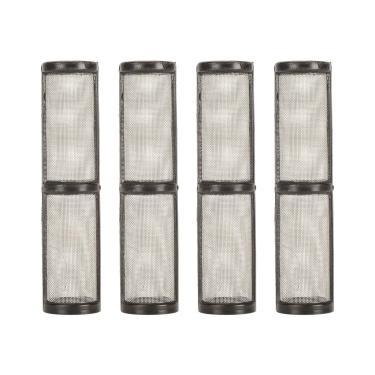 Imagem de 4 peças de filtro de pulverizador de tinta 390-595, filtro de pistola de pulverização sem ar, filtro universal eficiente coletor de bomba desmontar filtro de substituição para a maioria das