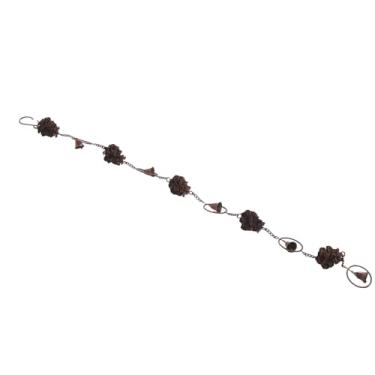Imagem de Generic Corrente de Chuva de Ferro Ao Ar Livre Downspout Pinecone Ferramenta Decorativa de Coleta de água de Chuva, Elegante Coletor de de Calha de Jardim Com Sinos para um Lindo Som Doméstico
