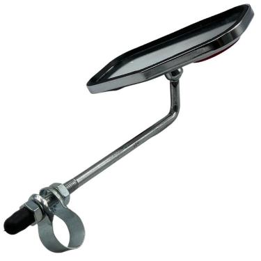 Imagem de Retrovisor Refletor Espelho Retangular Cromado-Unissex