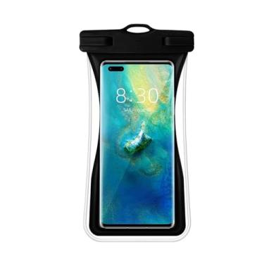 Imagem de Bolsa à prova d'água, capa impermeável, bolsa seca para celular IPX8 Essenciais de praia, 7 polegadas (preta)