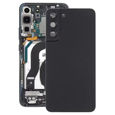 Imagem de Capa traseira para celular Samsung Galaxy S22 Plus 5G SM-S906B com peça de substituição da moldura da lente da câmera (preto)