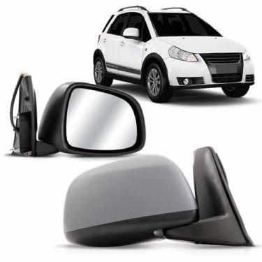 Imagem de Retrovisor Sx4 2010 2011 2012 2013 Elétrico - SP ACESSÓRIOS, Esquerdo