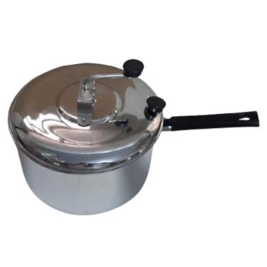 Imagem de Panela Pipoqueira Aluminio Faz Pipoca De Doce Sal