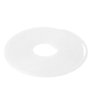Imagem de Cryfokt Mangueira de Oxigênio de Silicone Durável de 5m para Aquário, Tubo de Oxigênio Flexível e Grosso para Tanque de Peixes, Várias Cores, Seguro para Peixes (Transparente)