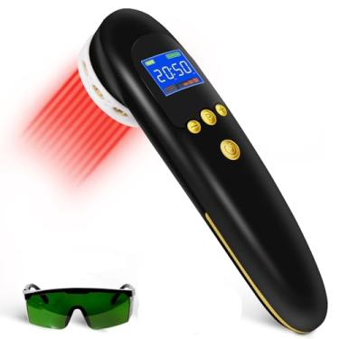 Imagem de LRIEGDHT Varinha de terapia de luz vermelha para animais de estimação, dispositivo de terapia de luz infravermelha próxima para cães, gatos, cavalos, alívio da dor muscular e articular (portátil)