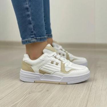 Imagem de Tênis Feminino Chuncky Casual Sola Média Confortável Ramarim 2589236.-Feminino