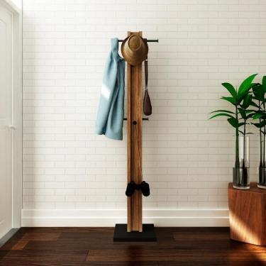 Imagem de Cabideiro De Chão Multimóveis Cr35004 Nogal/Preto