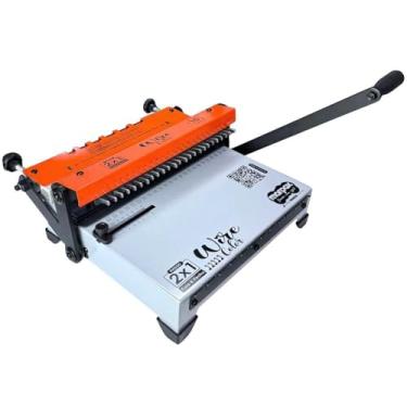 Imagem de Marpax - Encadernadora Wire Color Laranja Conjugada 2x1 15fls Marpax