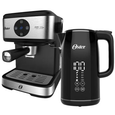 Imagem de Kit Espresso Oster - Cafeteira Double E Chaleira Digital 1,7L 110V