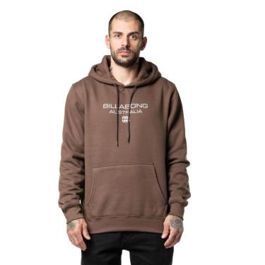 Imagem de Moletom Billabong Fech Throwback 280Grm Marrom-Marrom-P-Masculino