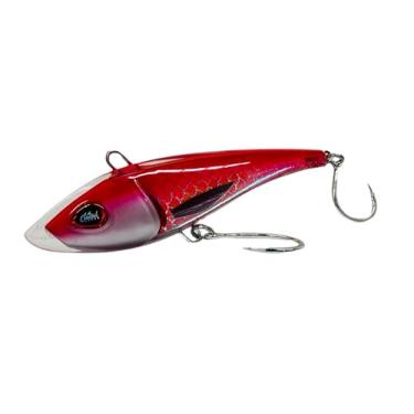 Imagem de Iscas de pesca RM9 UV Series Wahoo e Atum - 23 cm 425 g Iscas de pesca com infusão UV sólida (vermelho)