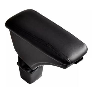 Imagem de Apoio de Braço Com Porta Objetos Para Astra Hatch/Sedan (Preto - Costura Preto)