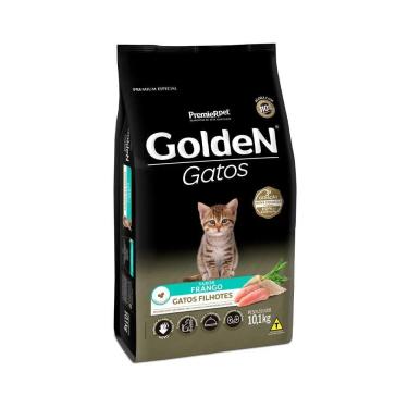 Imagem de Ração para Gatos Filhotes Sabor Frango Golden Fórmula 10,1Kg