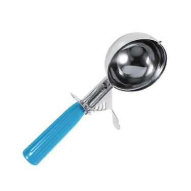 Imagem de Semme Colher de Sorvete de Aço Inoxidável Com Alavanca de Liberação Alça Antiderrapante para Sorvete Colher de Frutas Massa de Biscoito Sobremesa Loja café Restaurante (5,7cm)