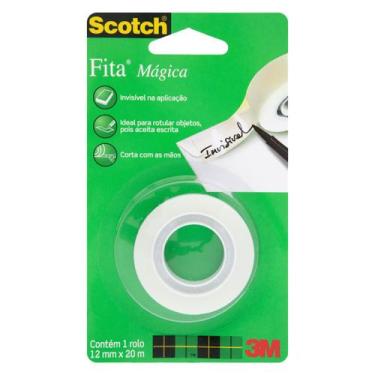 Imagem de Fita Magica Scoth 12 mm X 20 m - 3M
