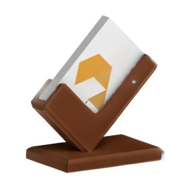 Imagem de Expositor Para CartõEs De Visita, Mesa Multifuncional, Estante Para Sala De Estar E áRea De RecepçãO(Marrom)