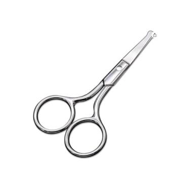 Imagem de Tesoura para Unhas em Aço Inox, Ponta Reta, 9cm x 5,7cm, para Cortes Delicados