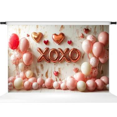 Imagem de Kate Pano de fundo para fotos de dia dos namorados, balões de fundo para casais, doce, amor, dia dos namorados, 3 x 2 m
