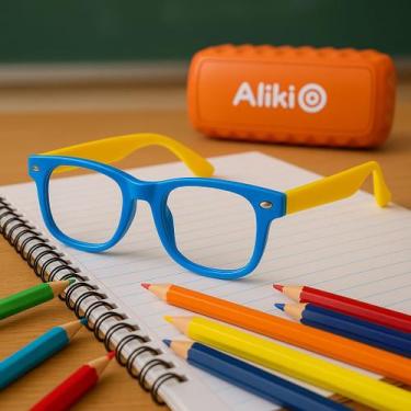 Imagem de Armação de óculos p/ grau criança-infantil flexível-tessera cor:azul-a