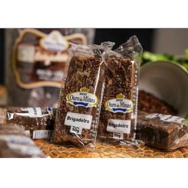 Imagem de Pote de Doce de Brigadeiro Cremoso – Ouro de Minas – 21 Unidades Embaladas Individualmente