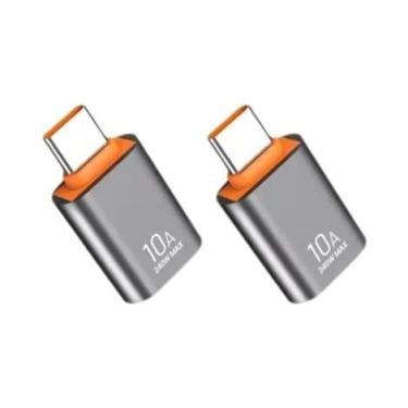 Imagem de Adaptador USB-C Para USB Fêmea 10A De Carregamento Rápido OTG Para Mac