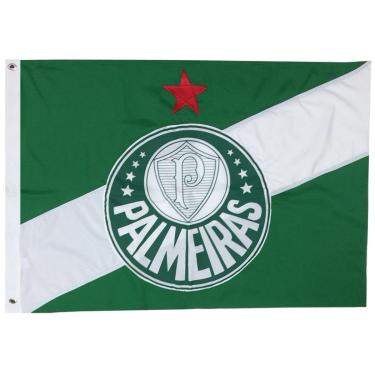 Imagem de Bandeira Oficial do Palmeiras 1,95 x 1,35 cm-Unissex