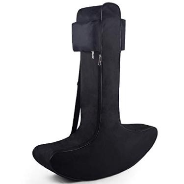 Imagem de LWANO Bolsa de besta tática macia com alças para mochila (preta, 88,9 cm L27 W)